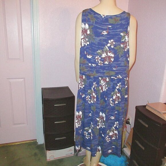 Fresh Produce FLAMINGO Flea Market Size 3X DRESS Sleeveless POCKETS V-Neck TANK - Picture 6 of 9
